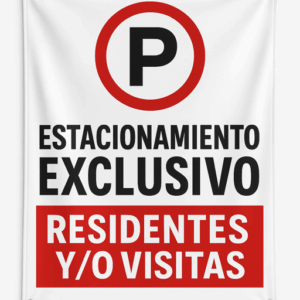 Lona Estacionamiento Exclusivo