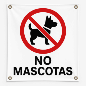 Lona No Mascotas