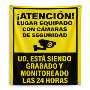 Lona video vigilancia