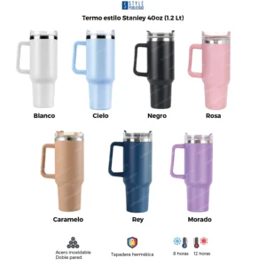 Termo estilo Stanley personalizable 40oz